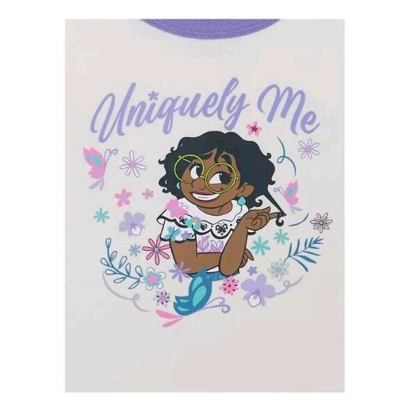 Encanto Girls Graphic Tee with Short Sleeves 2 Pack Set Kids Girls Size XS 4/5 - Picture 3 of 3